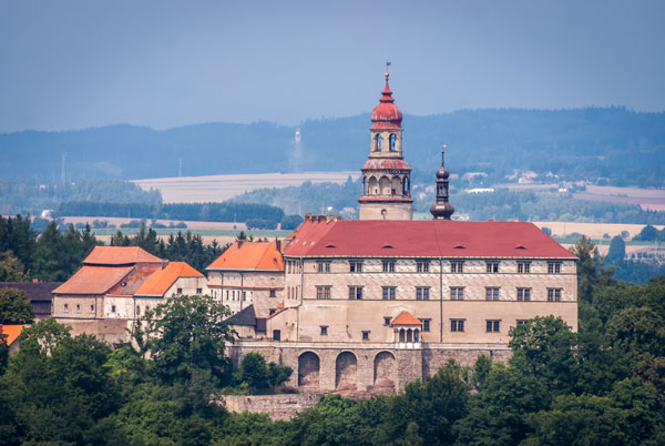 Zamek w Nachodzie w Czeskiej Republice